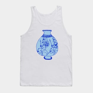 Greek pottery II: riding fishes Tank Top